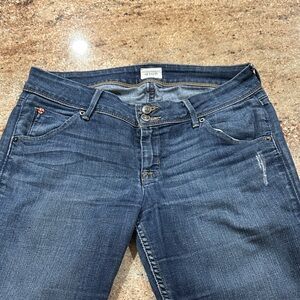 Hudson Jeans High Rise Dark Blue Denim